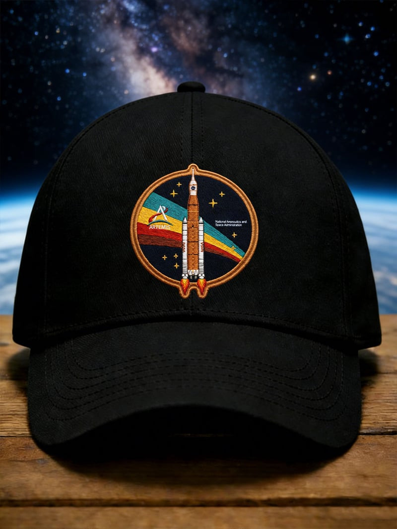 NASA Artemis II 2026 Baseball Cap Future Astronaut Space Program Gear Hat Space Lover Gift