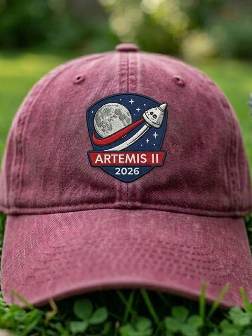 NASA Artemis II 2026 Mission Hat Space Program Artemis 2 Mission Merch Best Gift For Him