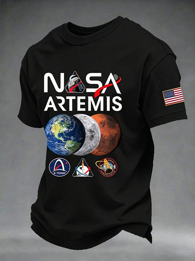 NASA Artemis II 2026 T-Shirt Go Back To The Moon Clothing Space Lover Gift