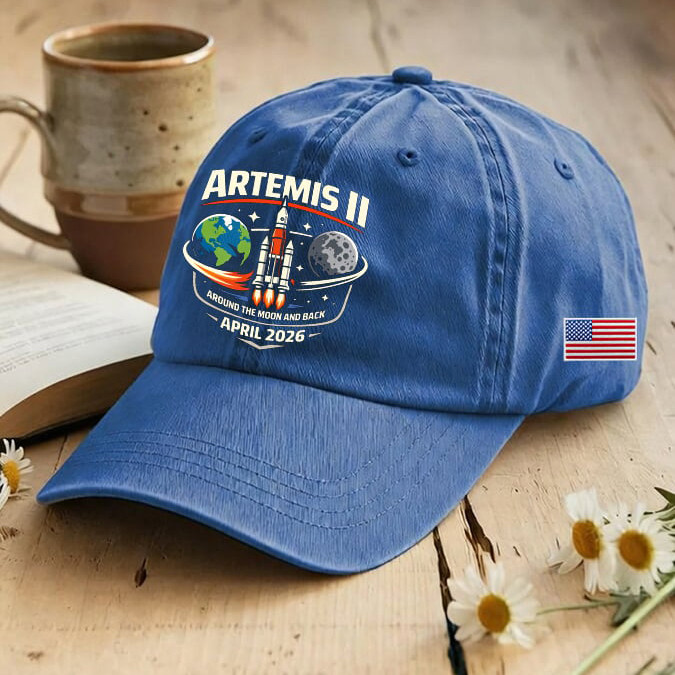 NASA Artemis II Baseball Cap SLS Rocket Launch Clothes Astronomy Fan Gift