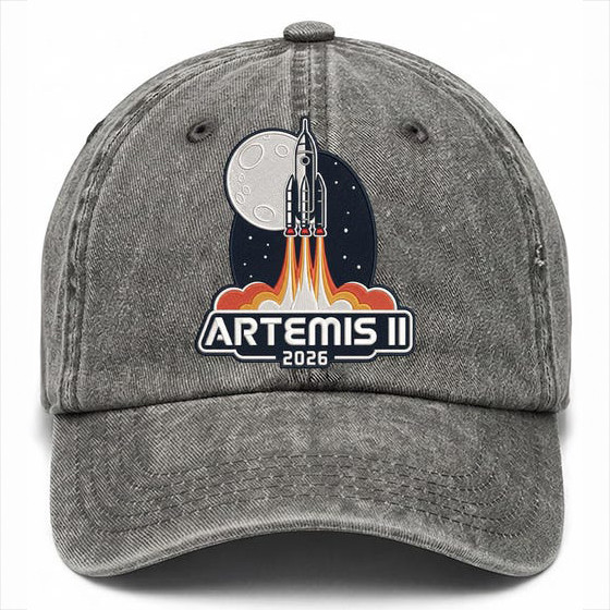NASA Artemis II Baseball Cap SLS Rocket Launch Clothing Gift For Science Nerd