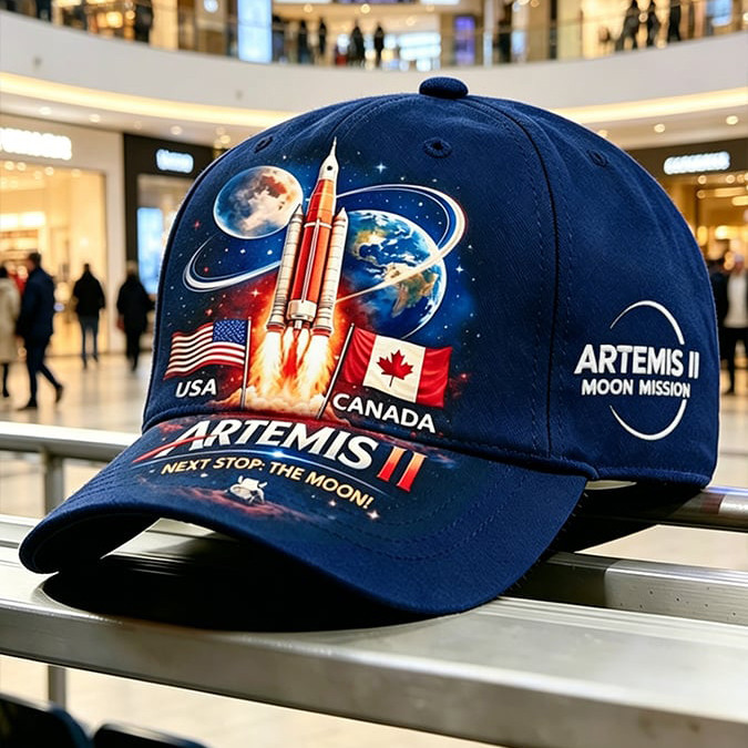 NASA Artemis II Baseball Cap SLS Rocket Launch Merch Gift For Universe Explorer