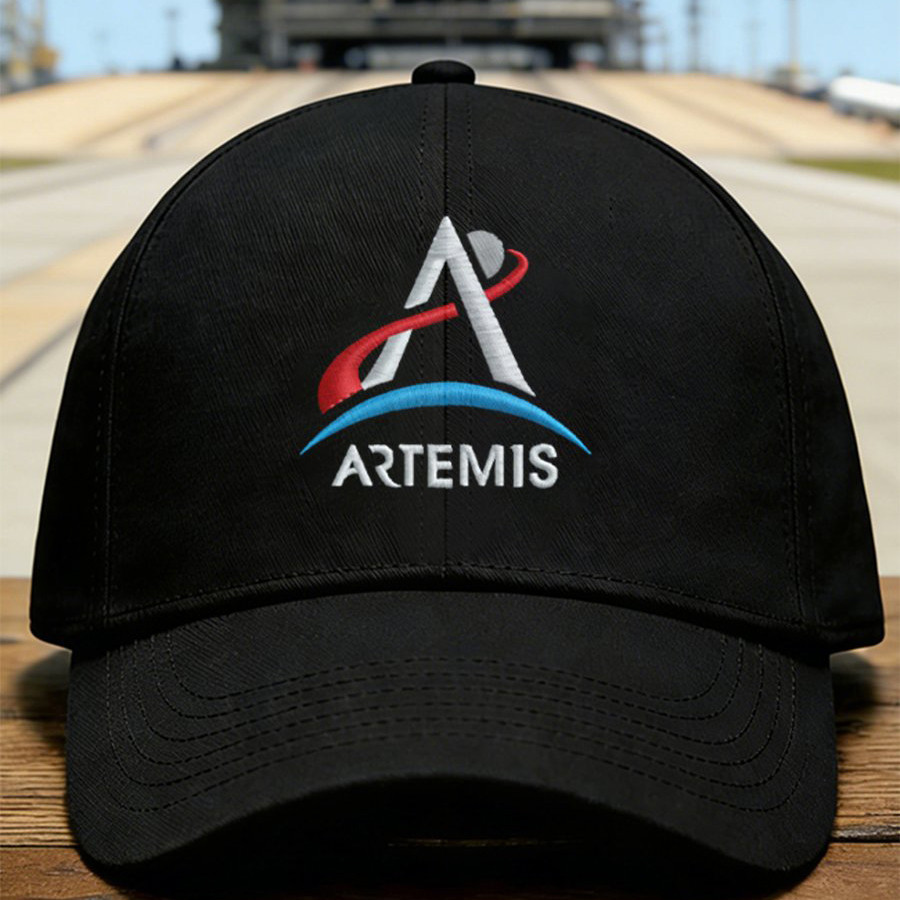 NASA Artemis II Baseball Cap Space Exploration Mission Logo Apparel Gift For Aspiring Pilot