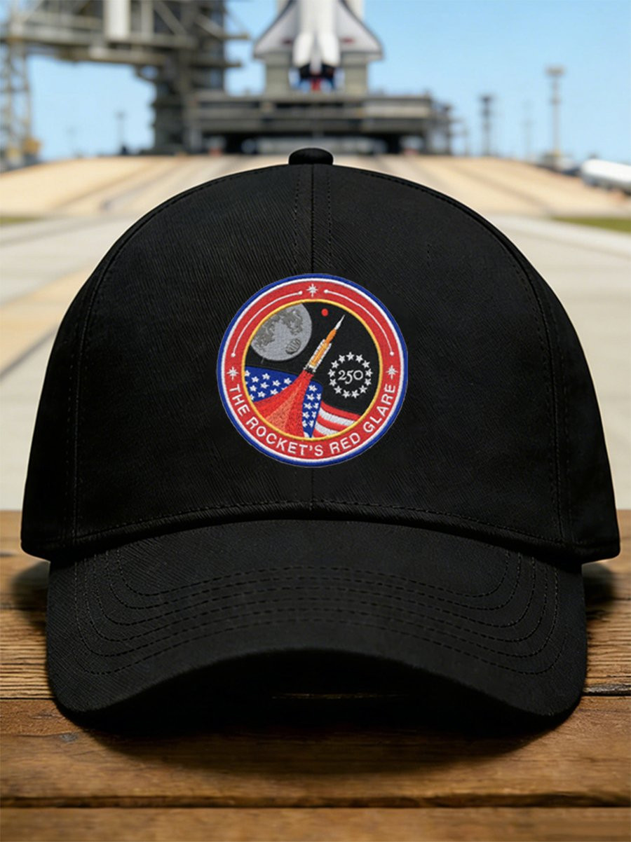 NASA Artemis II Baseball Cap The Rocket's Red Glass 2026 Cap Patriotic Lover Gift