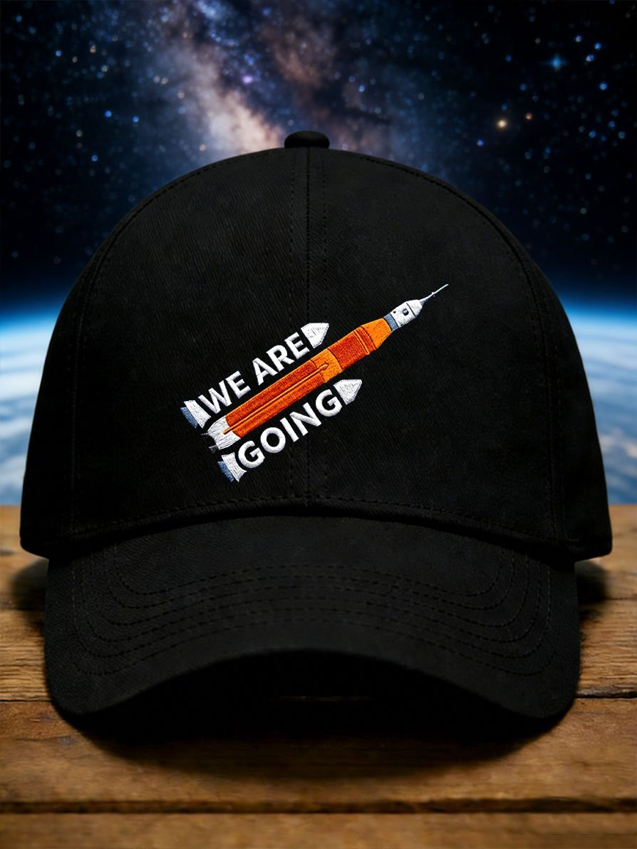 NASA Artemis II Baseball Cap We Are Going 2026 Hat Space Lover Gift Ideas
