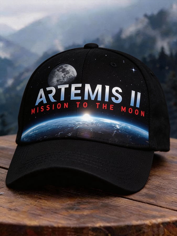 NASA Artemis II Flight Baseball Cap Mission To The Moon 2026 Cap Space Lover Gift