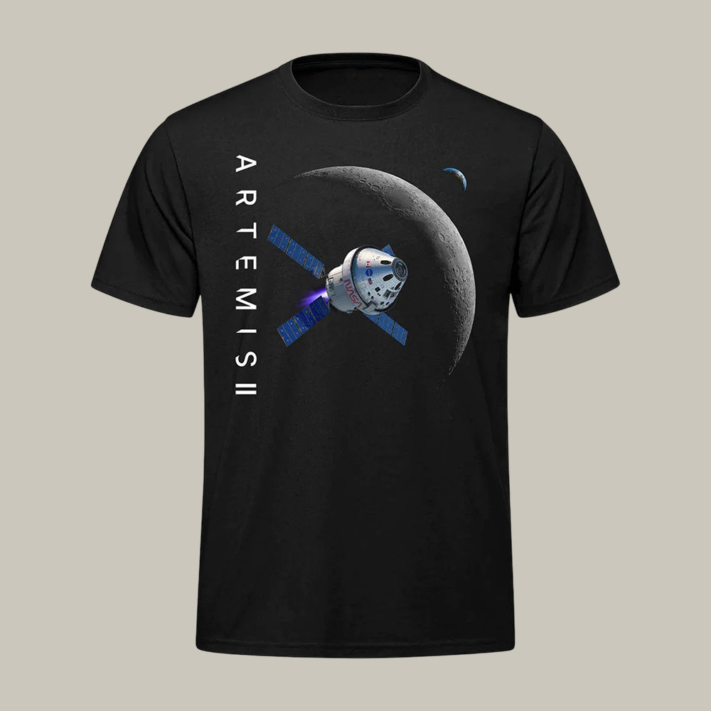NASA Artemis II Landing On The Moon T-Shirt Artemis II 2026 Space Mission Shirt