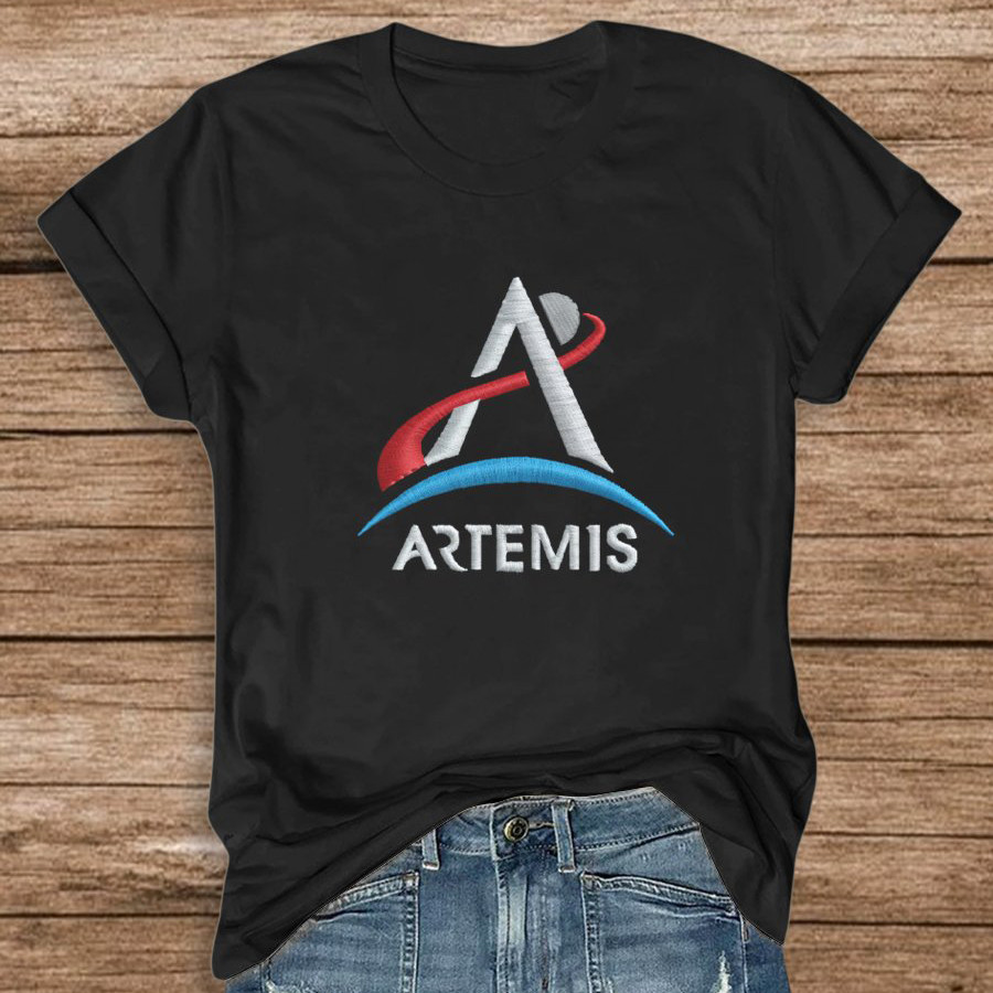 NASA Artemis II Lunar Orbit Mission T-Shirt Space Exploration Merch Science Teacher Gift