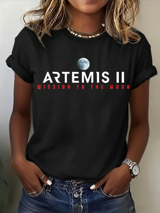 NASA Artemis II Mission To The Moon T-Shirt Go Back To The Moon Apparel Space Fans Gift