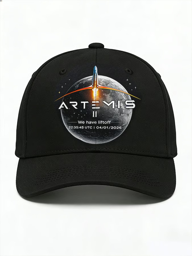 NASA Artemis II Moon Mission Baseball Cap 2026 We Have Liftoff Hat Gift For Astronomy Lover