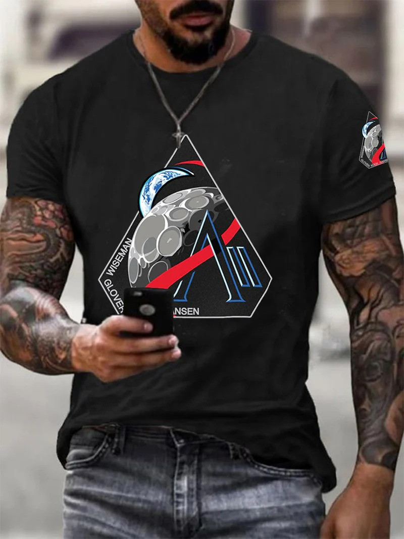 NASA Artemis II T-Shirt Humanity Returns To The Moon Clothing Gift For Dad