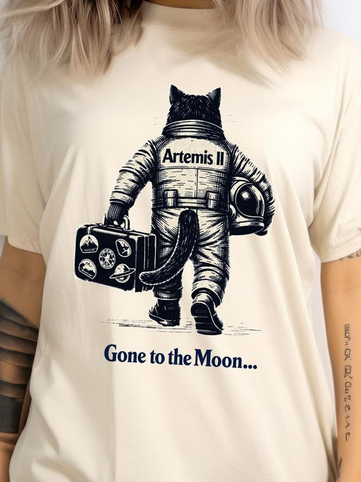 NASA Artemis II T-Shirt Journey To The Moon Merch Gift For Rocket Engineer