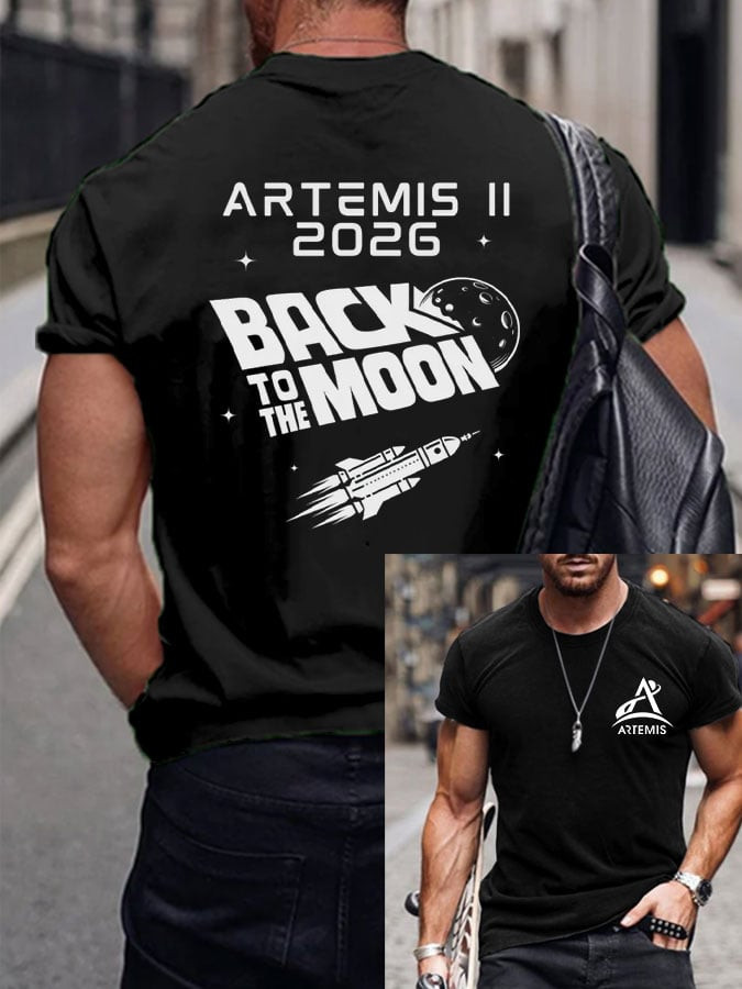 NASA Artemis II T-Shirt Rocket To The Moon Shirt Gift For Aspiring Astronauts