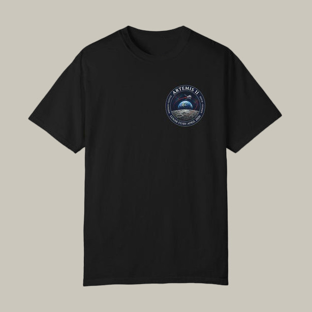 NASA Artemis II T-Shirt To The Moon And Beyond Clothes Gift For Science Geeks