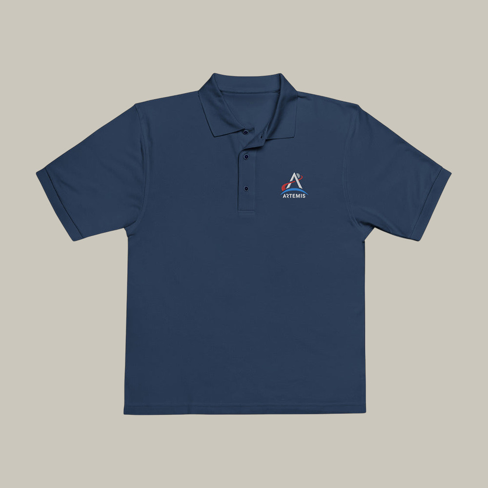 NASA Artemis Logo Graphic Polo Shirt NASA Moon Landing 2026 Shirt Unique Gift For Dad