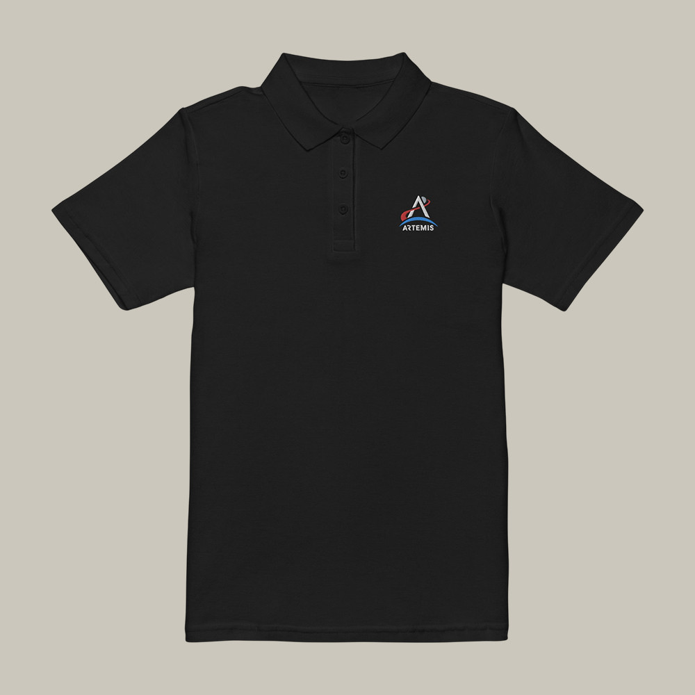 NASA Artemis Logo Polo Shirt NASA Moon Landing 2026 Shirt Good Gift For Astrophiles