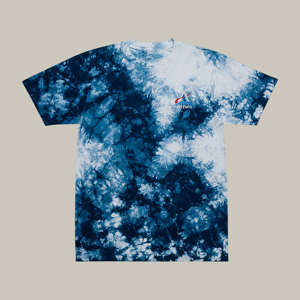 NASA Artemis Tie Dye T-Shirt NASA Moon Landing 2026 Shirt Great Gift For Space Enthusiast