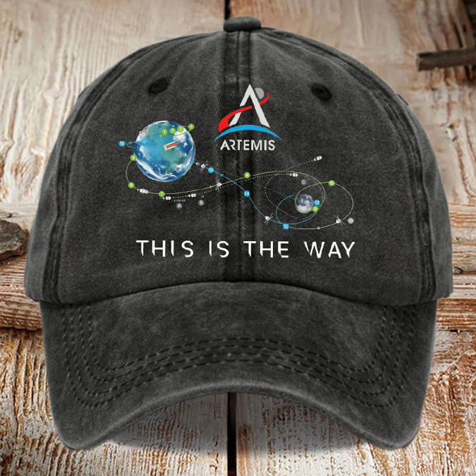 NASA Artemis Word Art Baseball Cap Space Exploration Journey Merchandise Explorer Gift