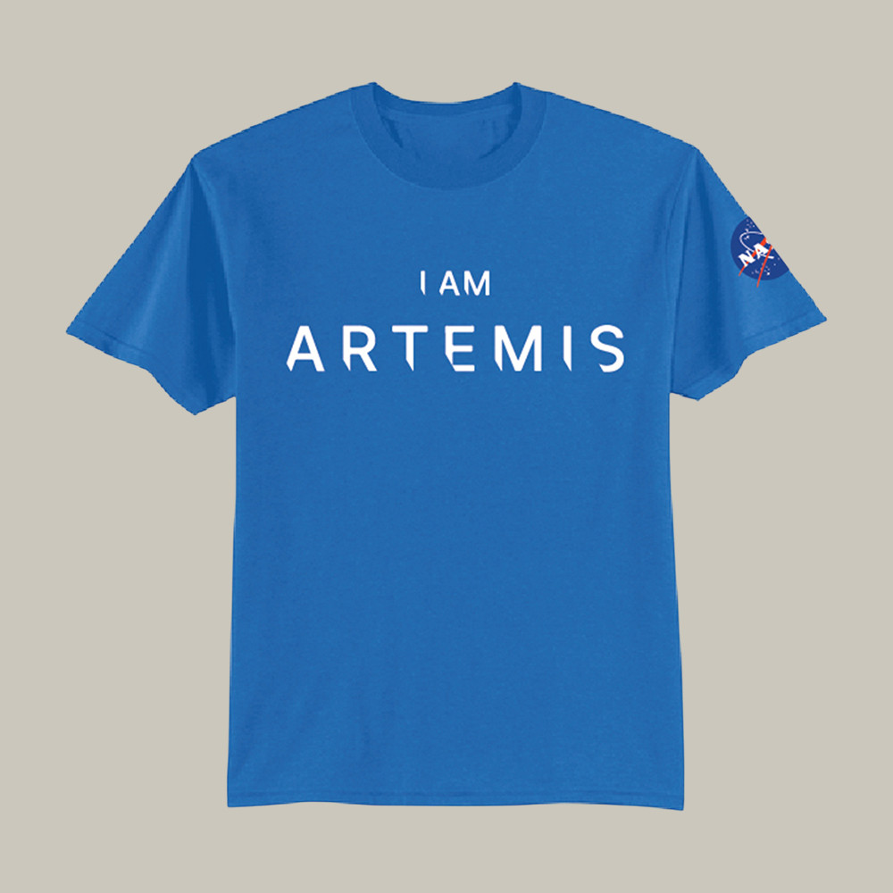 NASA I Am Artemis II T-Shirt First Lunar Flyby 2026 Clothes Unique Gift Idea