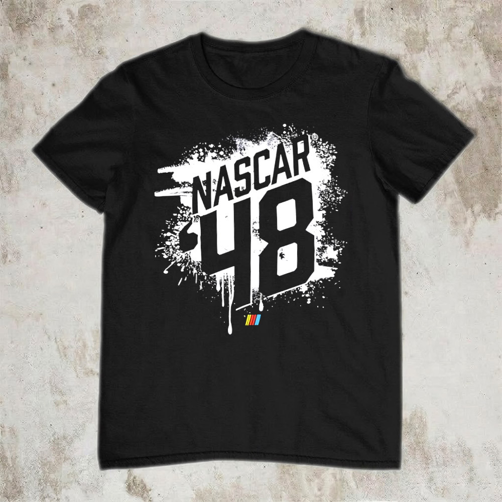NASCAR 48 Splash T-Shirt Racing Fan Gear Motorsport Trending Streetwear Merch Best Gift For Fans