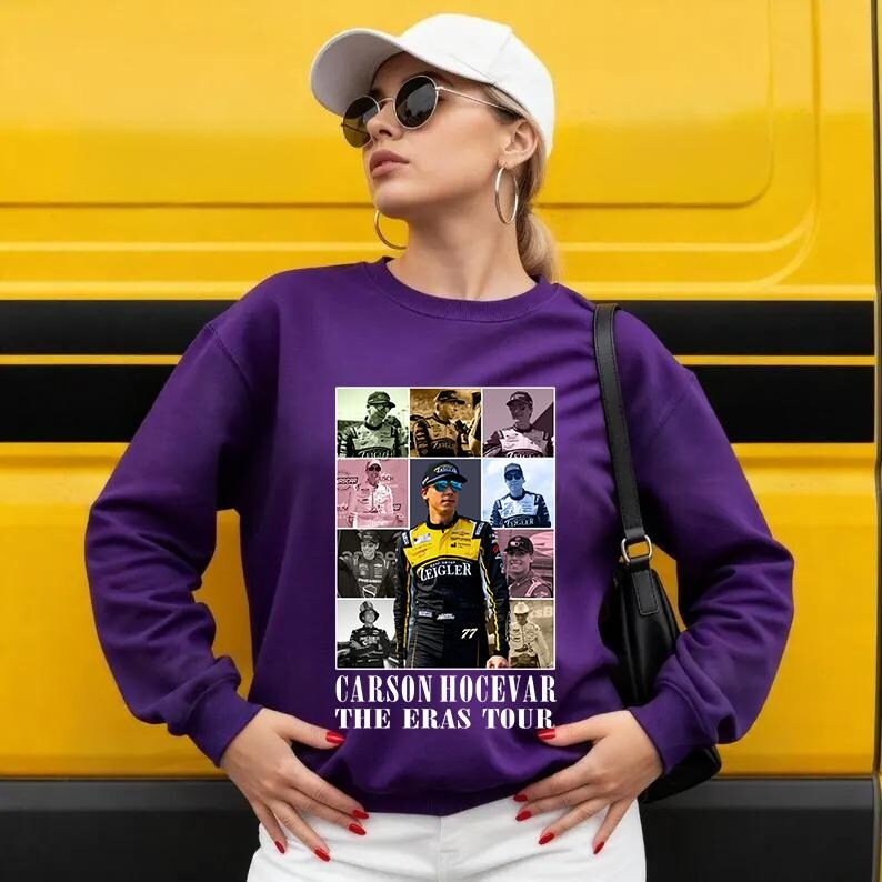 NASCAR Cup Series Sweatshirt Carson Hocevar Eras Tour Clothing Gift For Car Racing Fans
