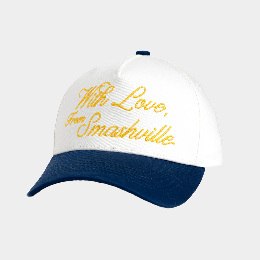 Nashville Locker Room Merch Nashville Predators Hat Embroidered With Love Hearts Cap Her Gift