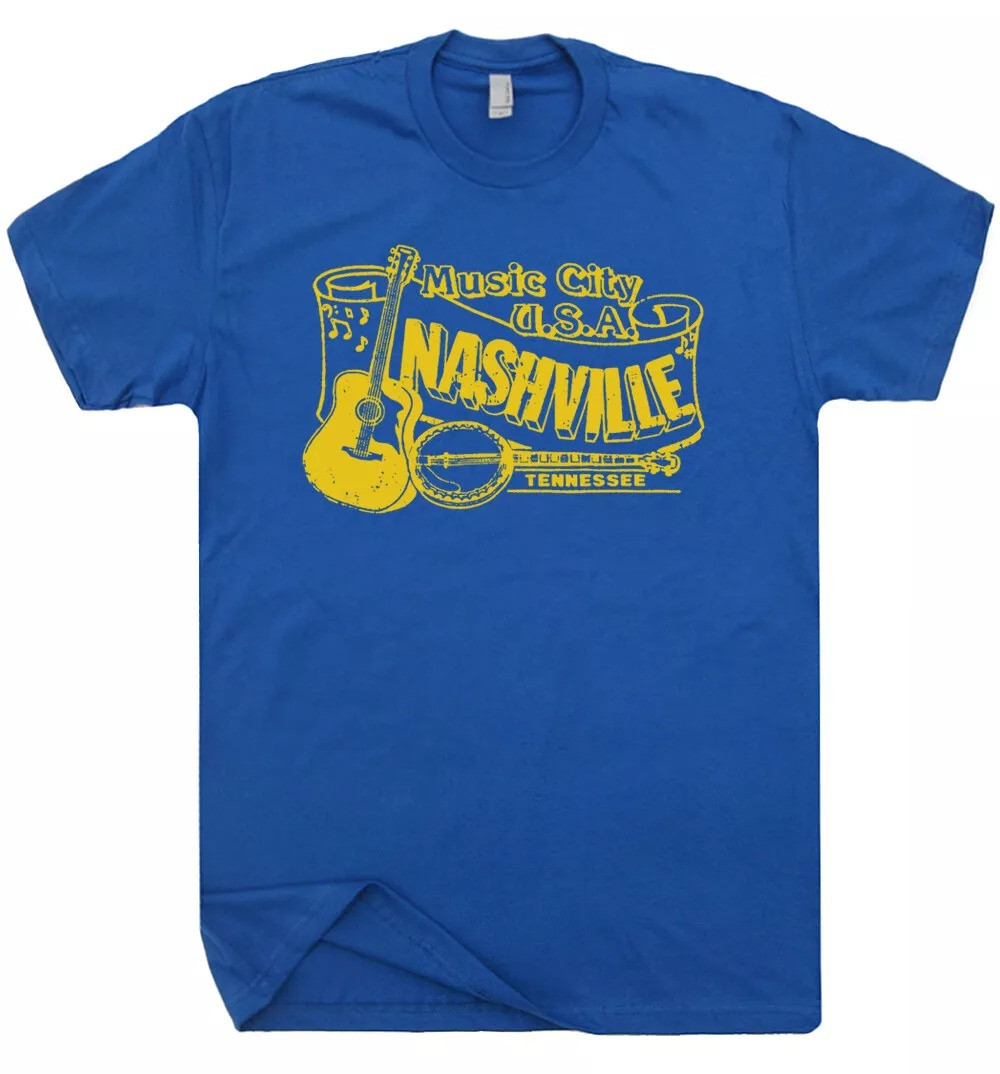 Nashville Vintage Country Music Opry Banjo Bluegrass T'Shirt Gifts For Him
