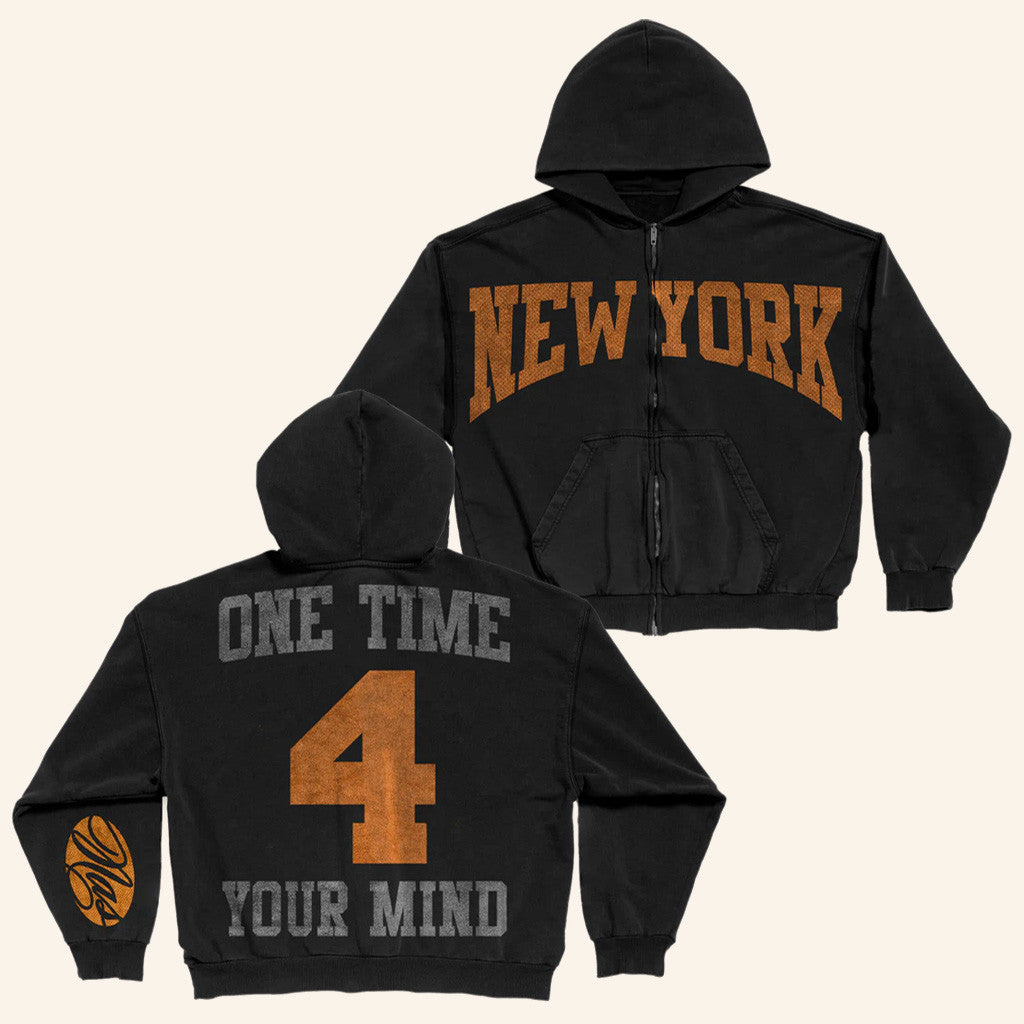 Nasir Jones Merch One Time 4 Your Mind Zip Up Hoodie Gift Ideas For Girlfriend