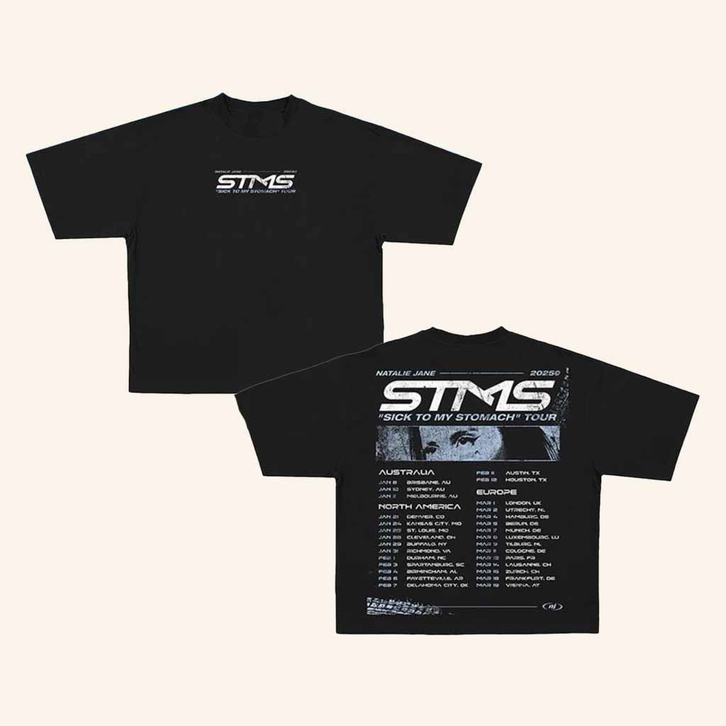 Natalie Jane Merch STMS Tour 2025 T-Shirt Gifts For Music Enthusiasts Natalie Jane Merch STMS Tour 2025 T-Shirt Gifts For Music Enthusiasts