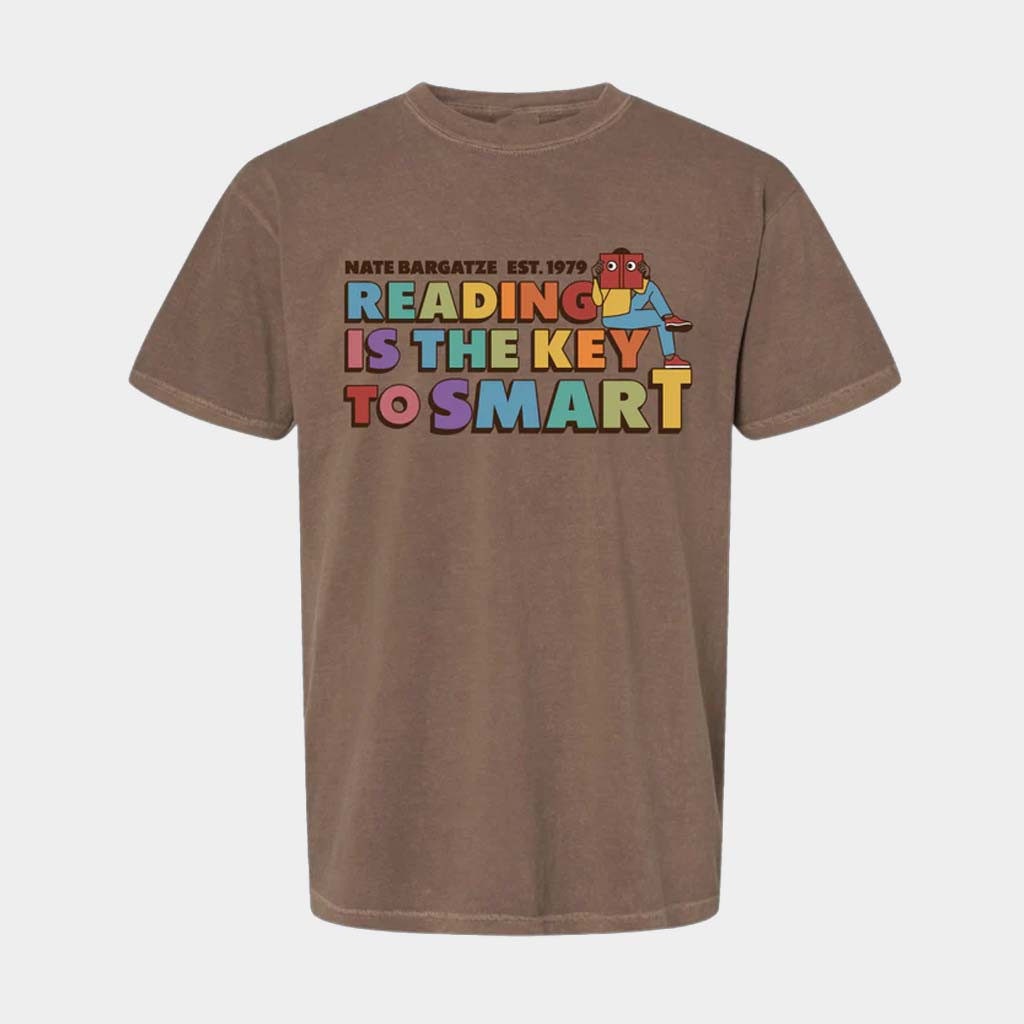 Nate Bargatze Merch Reading Is The Key T-Shirt Birthday Gift For Husband
