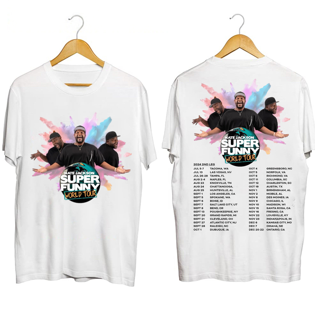 Nate Jackson Super Funny World Tour Shirt Nate Jackson Merch Gifts For Husband