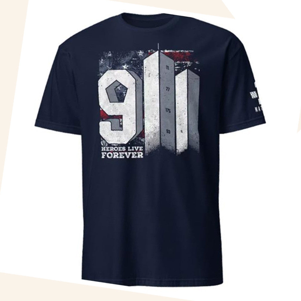 Nation Design Merch 9 11 Heroes Live Forever Shirt Patriotic Gifts For Dad Nation Design Merch 9 11 Heroes Live Forever Shirt Patriotic Gifts For Dad