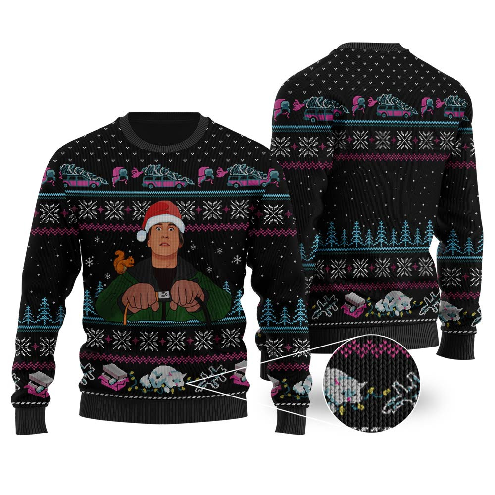 Nation Lampoons Christmas Vacation Ugly Sweater For Christmas Stylish Winter Sweatshirt for Everyday Wear