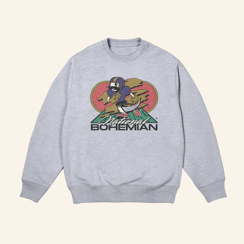 National Bohemian Merch Game Day Boh Crewneck Sweatshirt Gifts For Brother