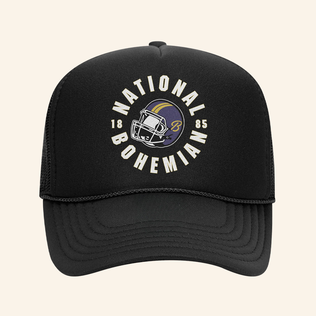 National Bohemian Merch Gridiron Classic Black Trucker Hat Good Gifts For Dad National Bohemian Merch Gridiron Classic Black Trucker Hat Good Gifts For Dad