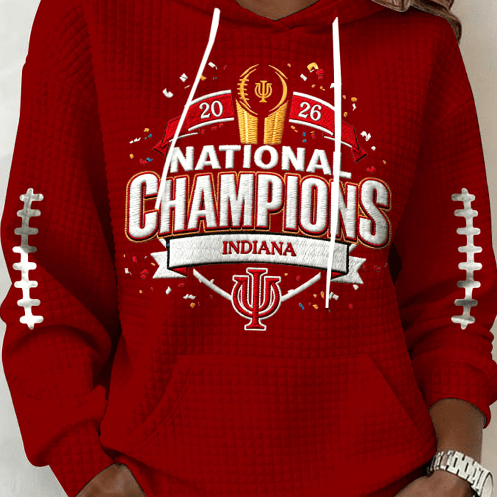 National Champions Indiana 2026 Hoodie IU Football National Championship Apparel Gift For Fans
