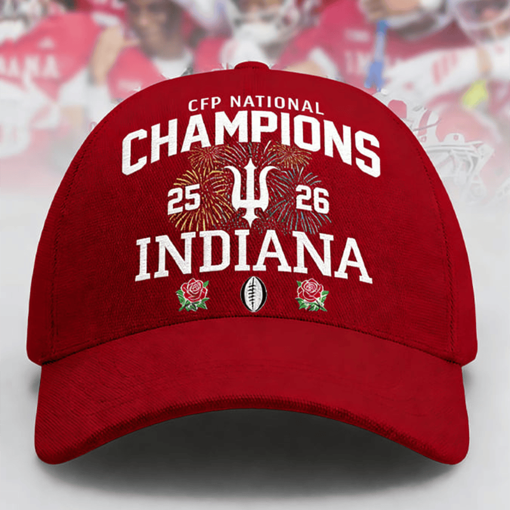 National Champions Indiana Hat Indiana Hoosiers Baseball Cap Gift For Footballers