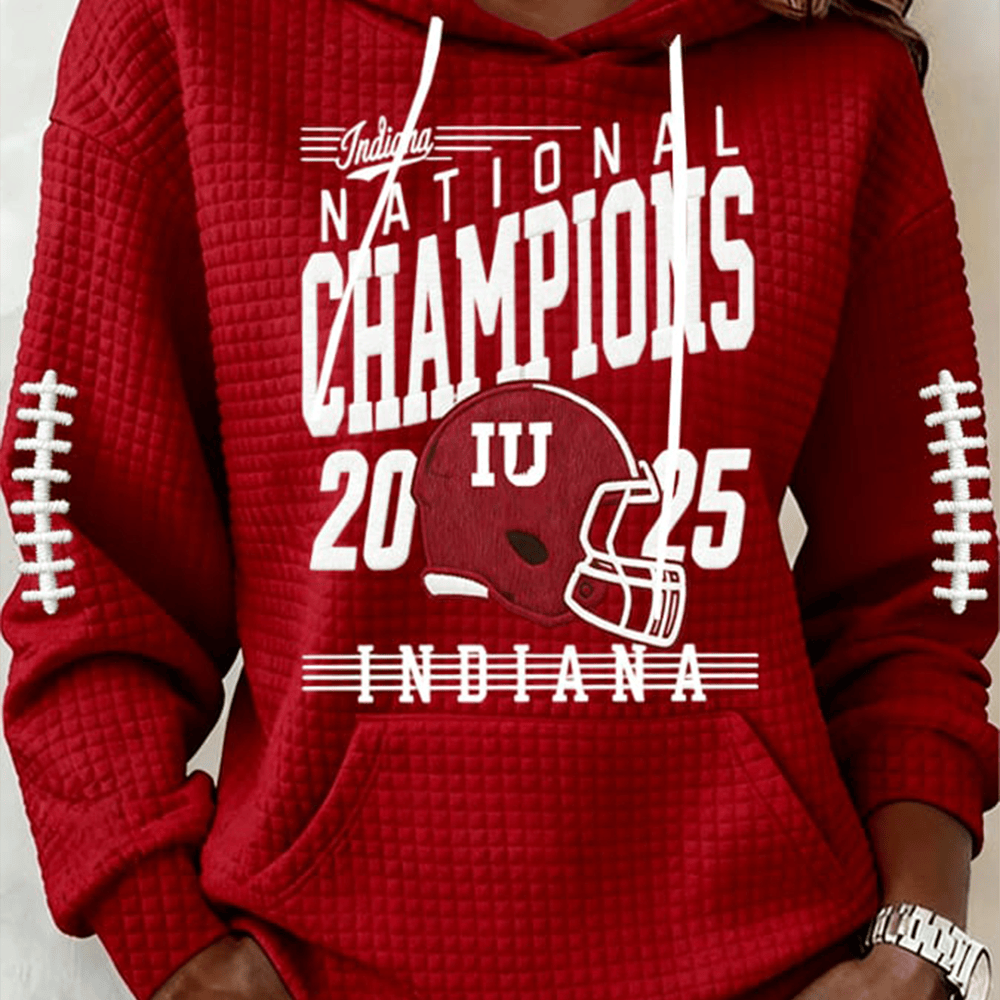 National Champions Indiana Hoosiers Hoodie Indiana Hoosiers Merch Fan Gear