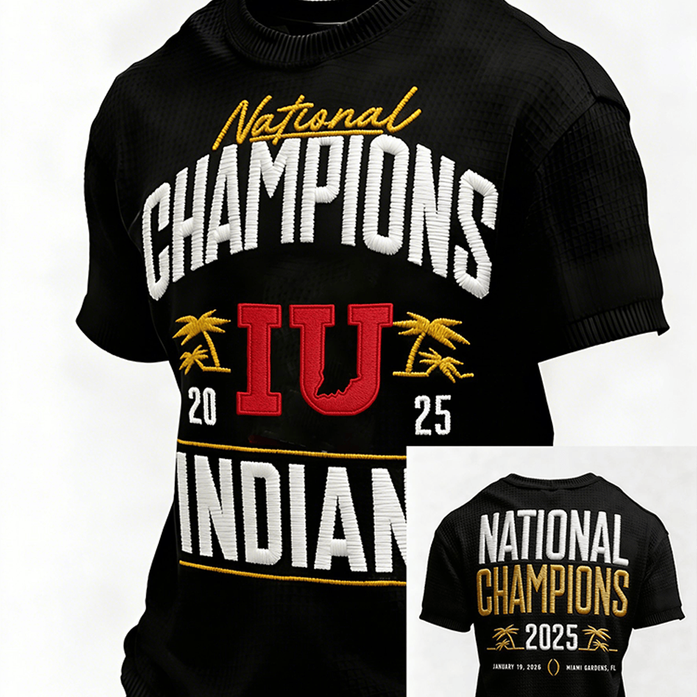 National Champions Indiana Hoosiers T-Shirt Indiana Hoosiers Champs Clothes
