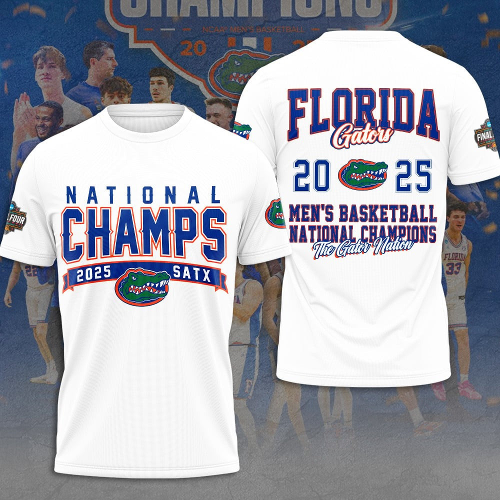 National Champions NCAA Basketball Florida Gators T-Shirt Basketball Fan Gift Ideas