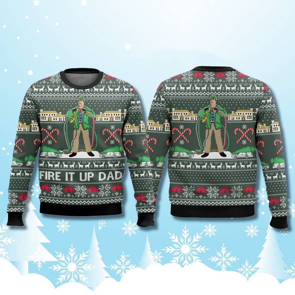 National Lampoon�s Vacation Fire It Up Dad Christmas Ugly Sweater Xmas Gifts For Him National Lampoon�s Vacation Fire It Up Dad Christmas Ugly Sweater Xmas Gifts For Him