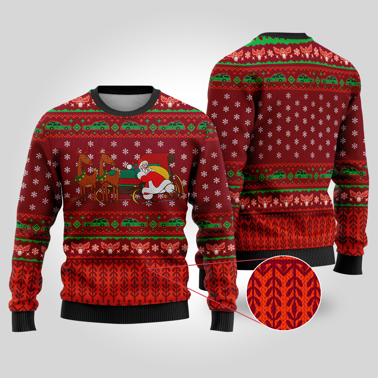 National Lampoons Vacation Funny Ugly Christmas Sweater Cardinal Red Meaningful Holiday Gift Merch to Show You Care