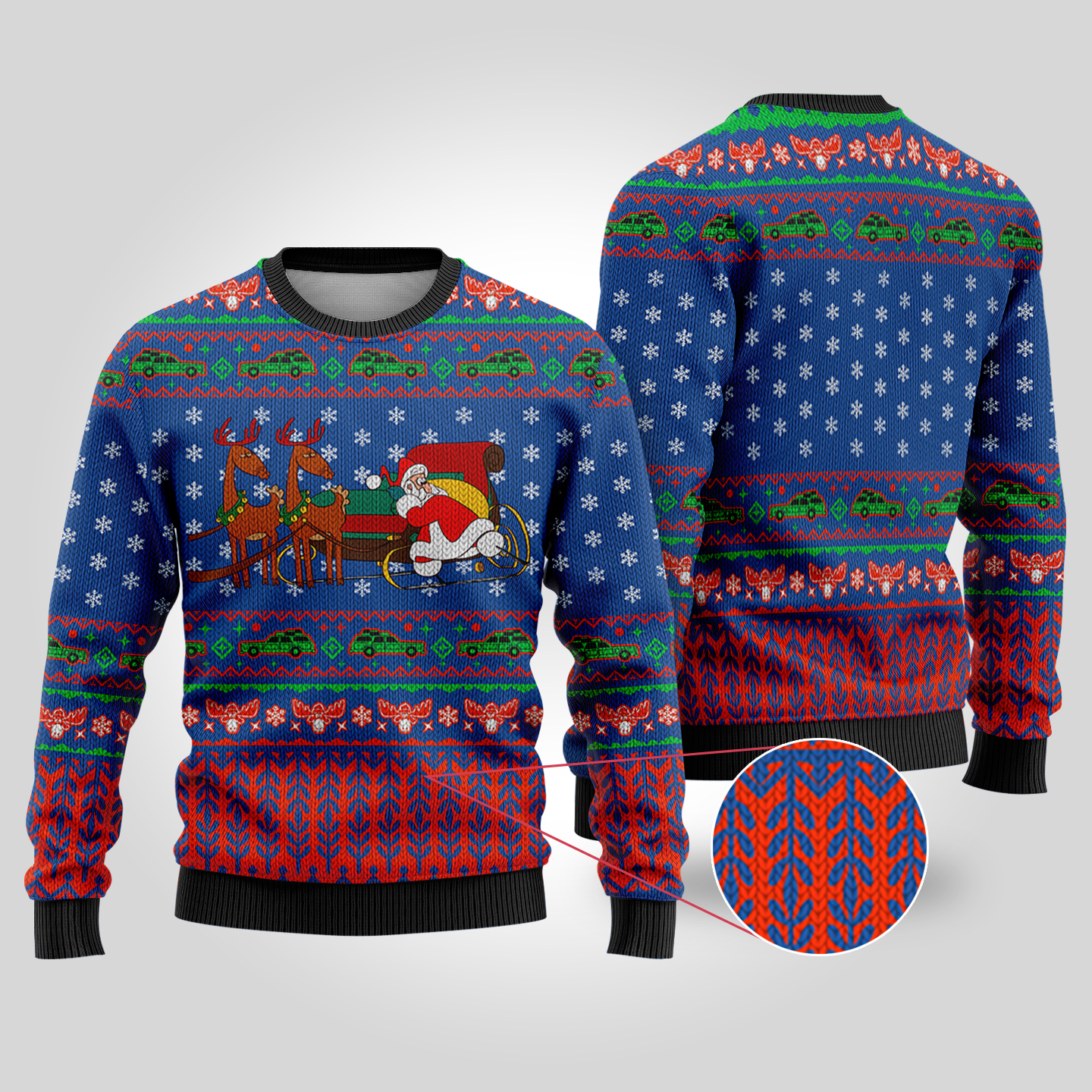 National Lampoons Vacation Funny Ugly Christmas Sweater Royal Heartwarming Christmas Gift Sweater for Him or Her