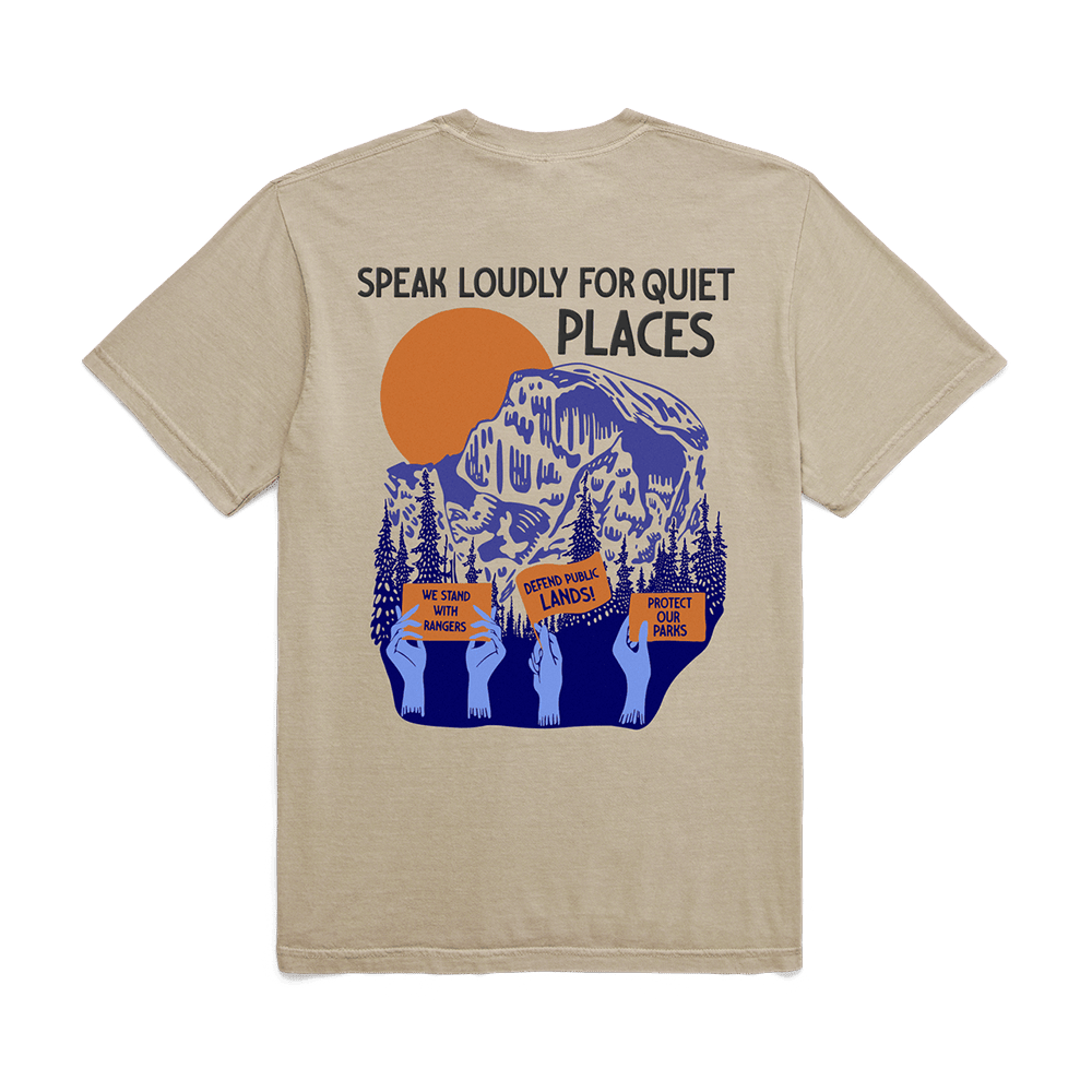National Park After Dark Merch T-Shirt Protect Our Parks Shirt Speak Loudly For Quiet Place Tee
