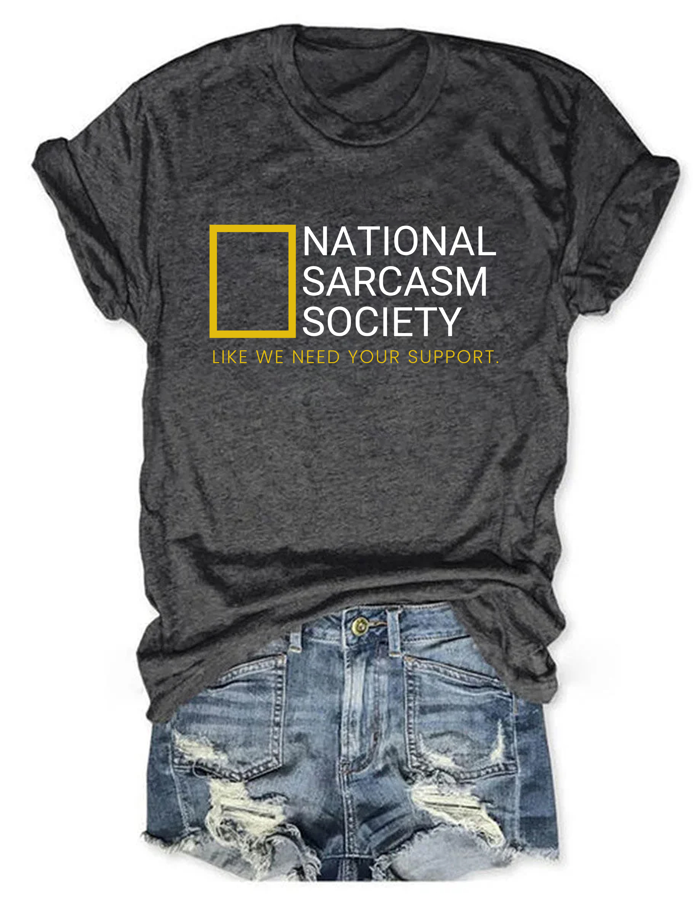 National Sarcasm Society Premium T-Shirt Educational Shirt Gifts For Students