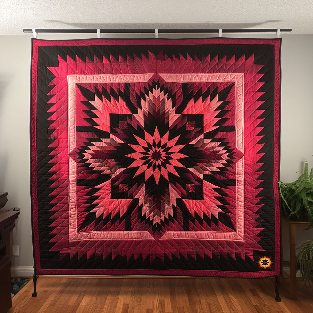 Native American Amish Star Quilt Blanket Throw Blankets For Couch Useful Gift for Grandma