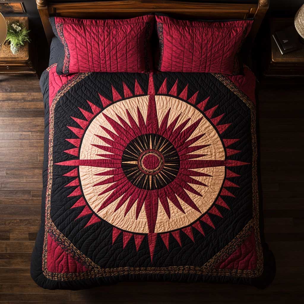 Native American Compass Duvet Cover Set Quilted Bedspreads Anniversary Gifts For Her