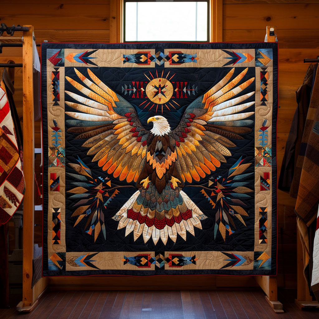 Native American Eagle Holiday Xmas Quilt Blanket Native American Gift Ideas