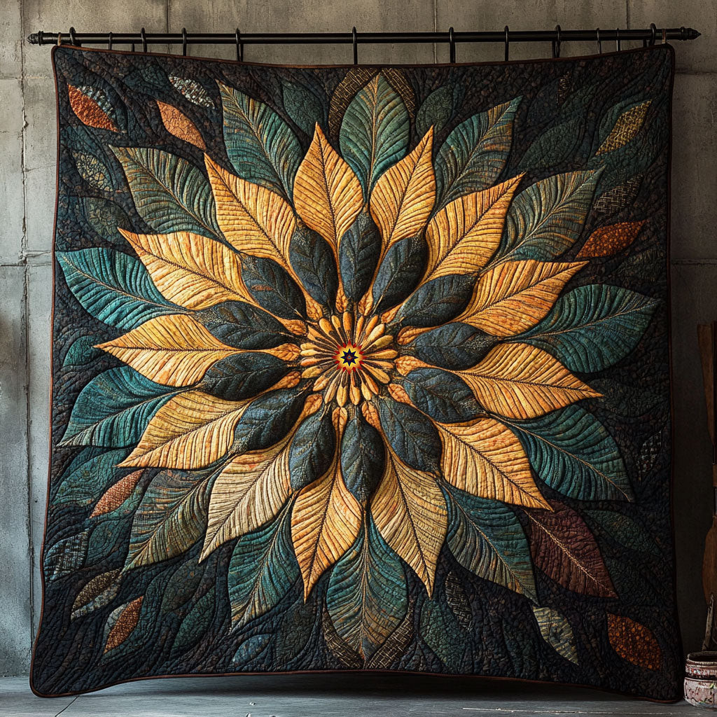 Native American Flower Holiday Xmas Quilt Blanket Native American Themed Gifts