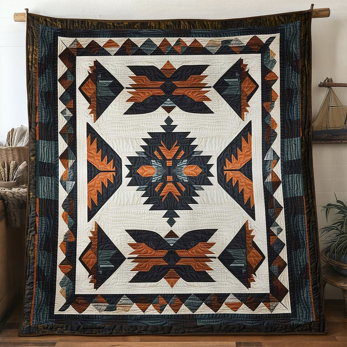 Native American Heritage Quilt Blanket King Blanket Daughter To Mum Gifts